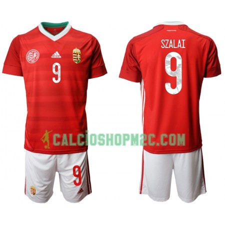 Ungheria SZALAI 9 Bambino Maglia Prima 2020 Manica Corta (+ Pantaloncini)